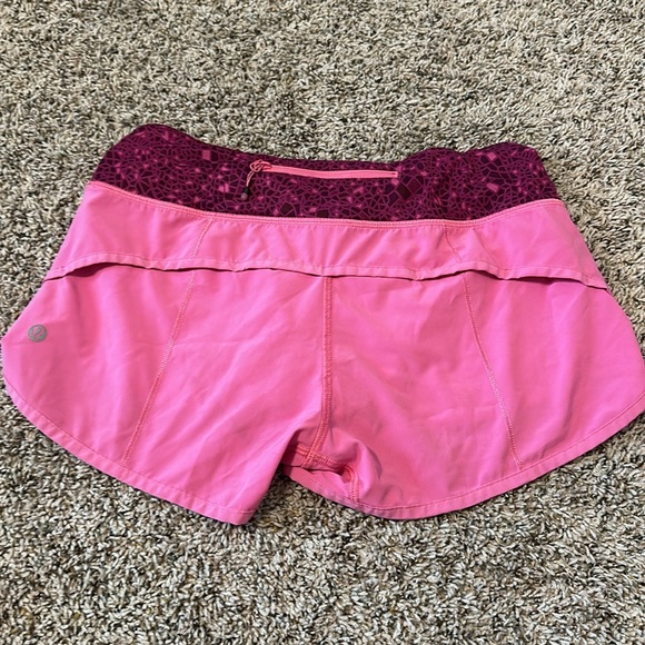 Pink Lululemon shorts - Picture 2 of 2